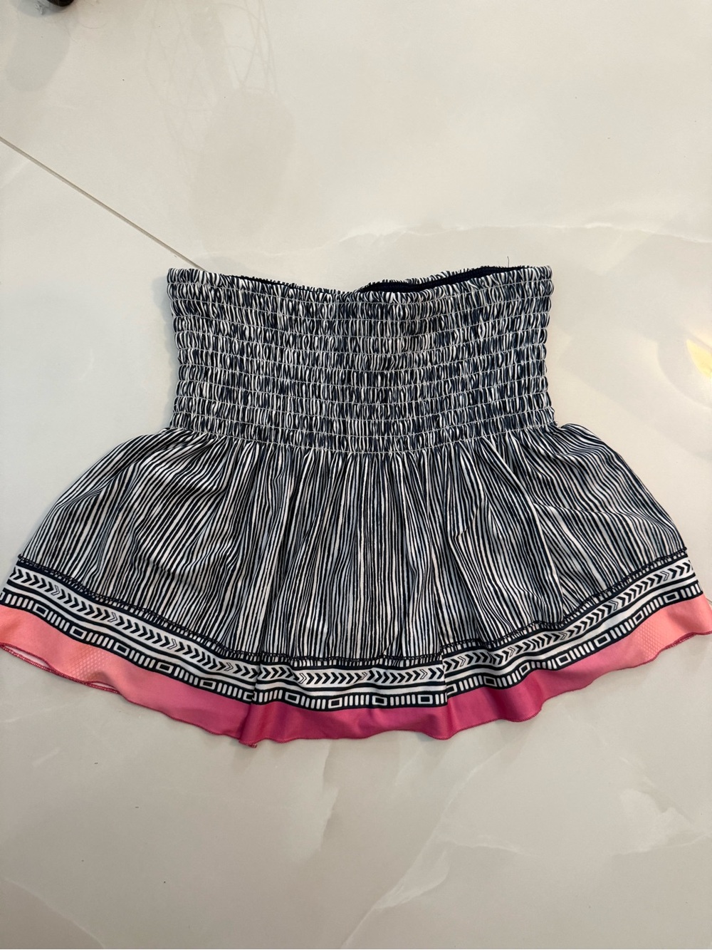 Lucky In Love Skirt Women Small Blue Tennis Golf Pickleball Short
Stretch Smock